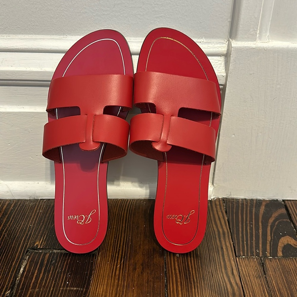 NWOT J. Crew Italian Leather Cyprus Sandals